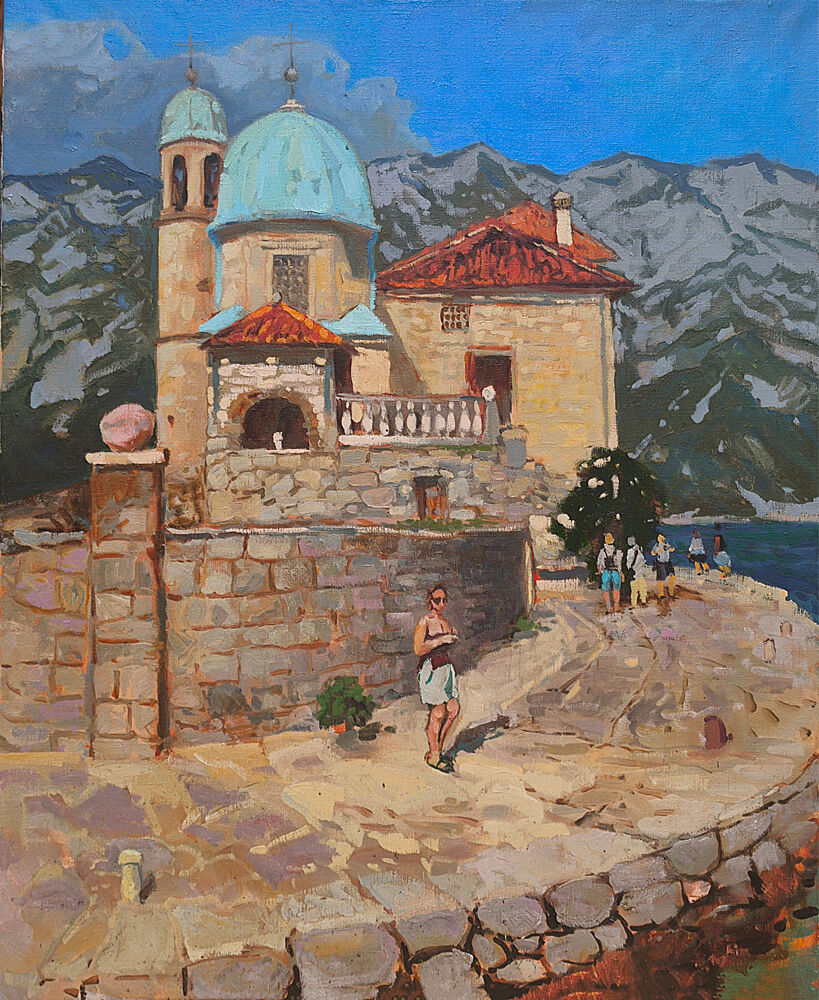 Montenegro Island Church art print by Alexander Shandor for $57.95 CAD