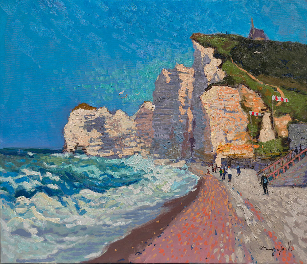 Etretat Coastal Cliffs art print by Alexander Shandor for $57.95 CAD