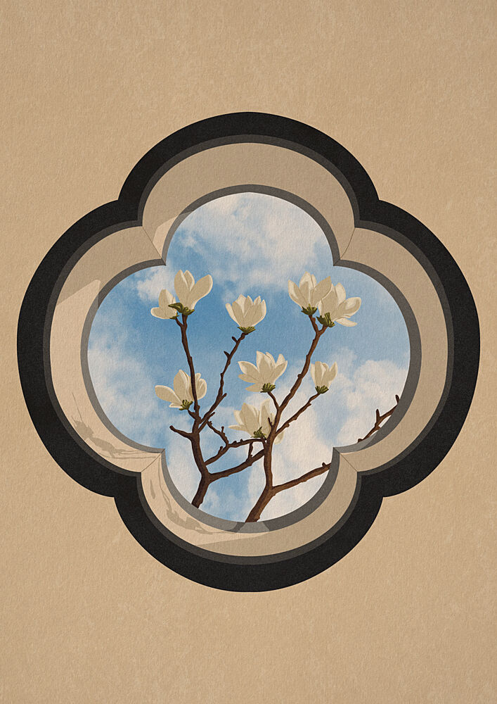Magnolia Sky Window art print by Lisa Solomoniuk for $57.95 CAD
