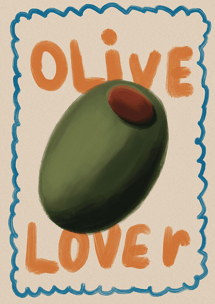 Green Olive Lover art print by Lisa Solomoniuk for $57.95 CAD