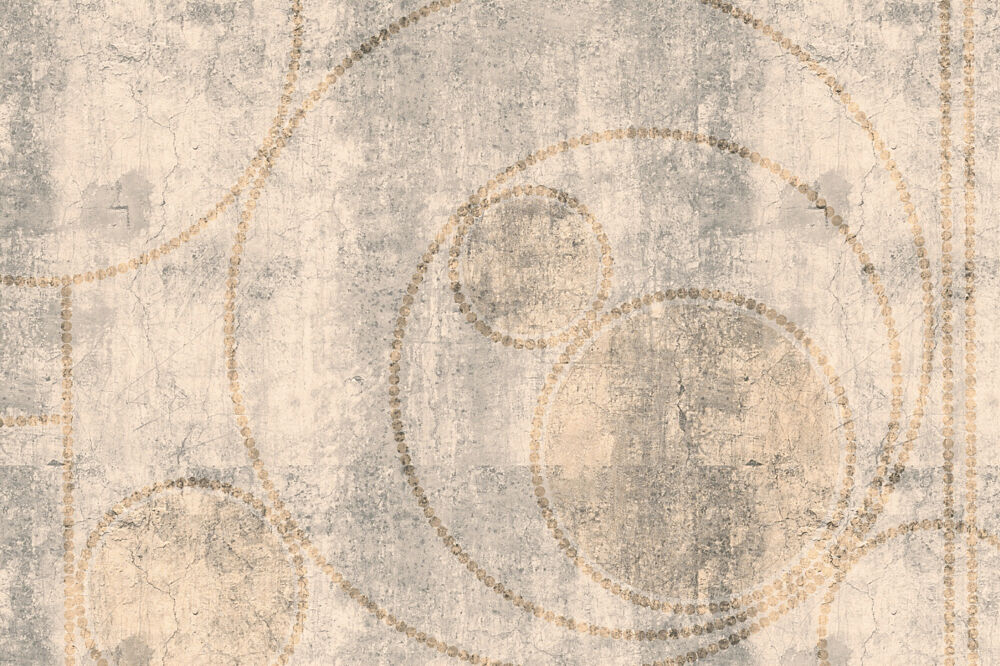 Textured Geometric Circles art print by Josie George for $57.95 CAD