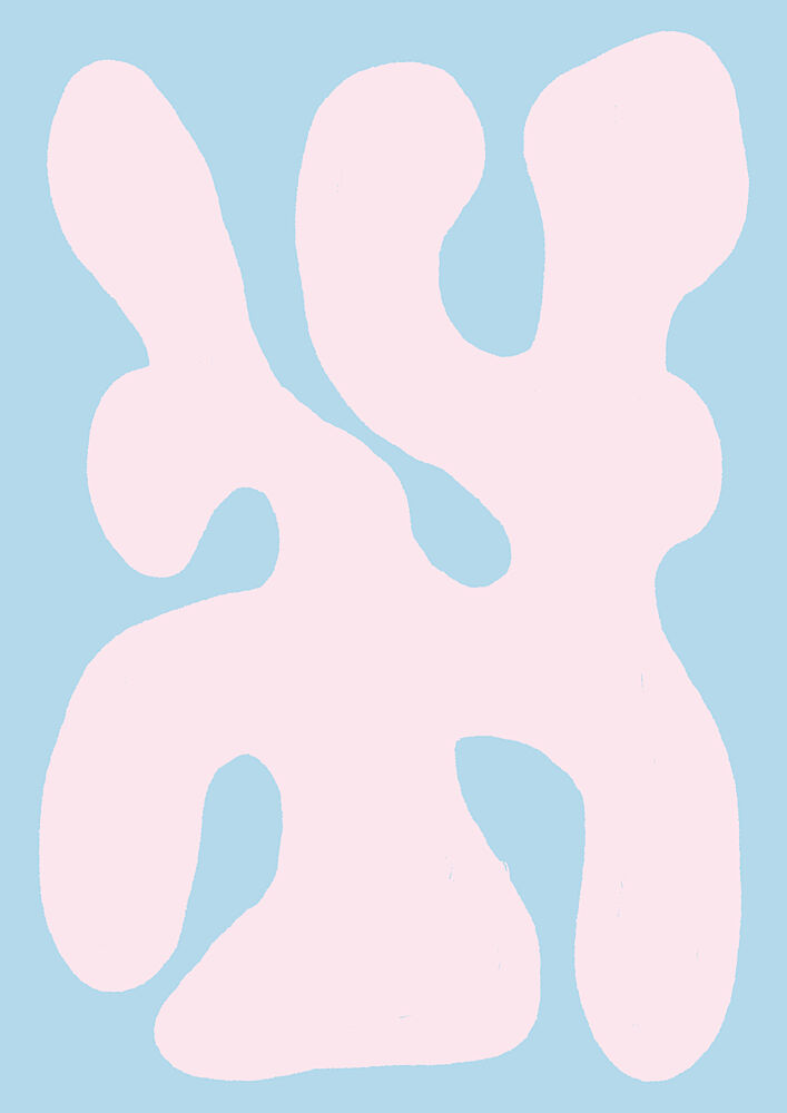 Fluid Pastel Organic Shape art print by Lisa Solomoniuk for $57.95 CAD