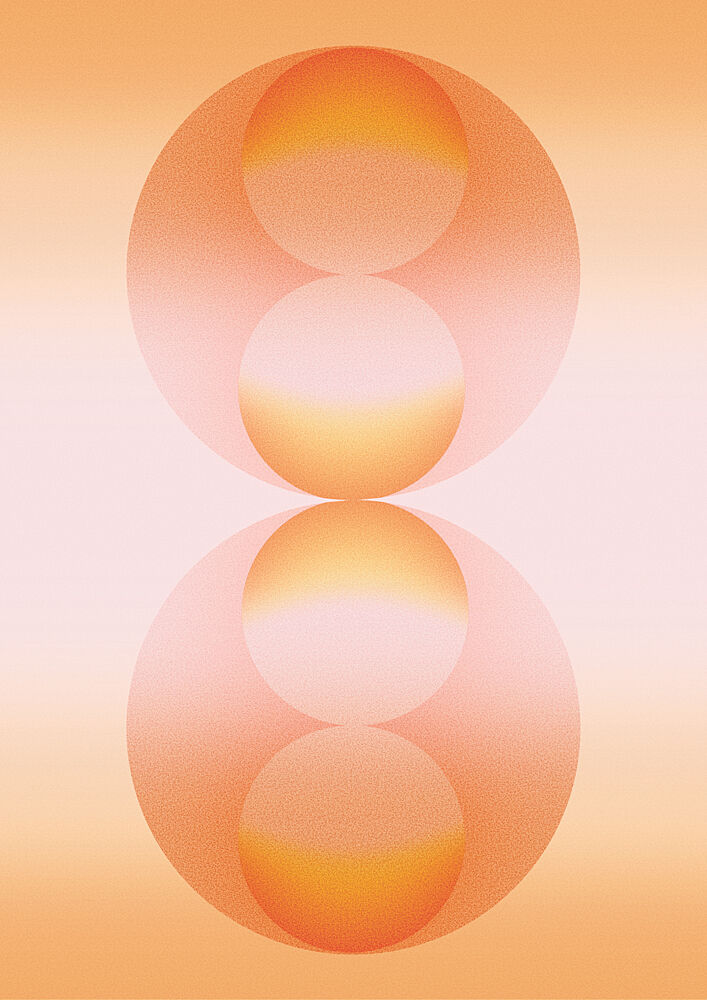 Reflected Gradient Spheres art print by Lisa Solomoniuk for $57.95 CAD
