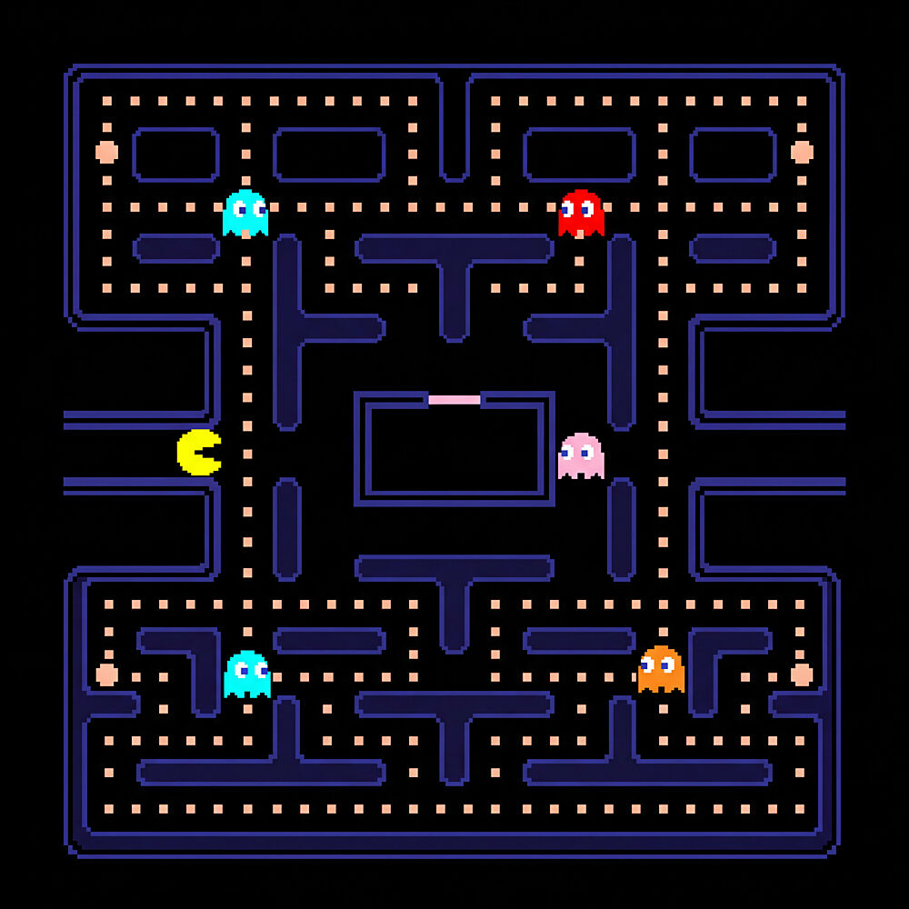 Retro Pixel Arcade art print by Andreas Magnusson for $57.95 CAD