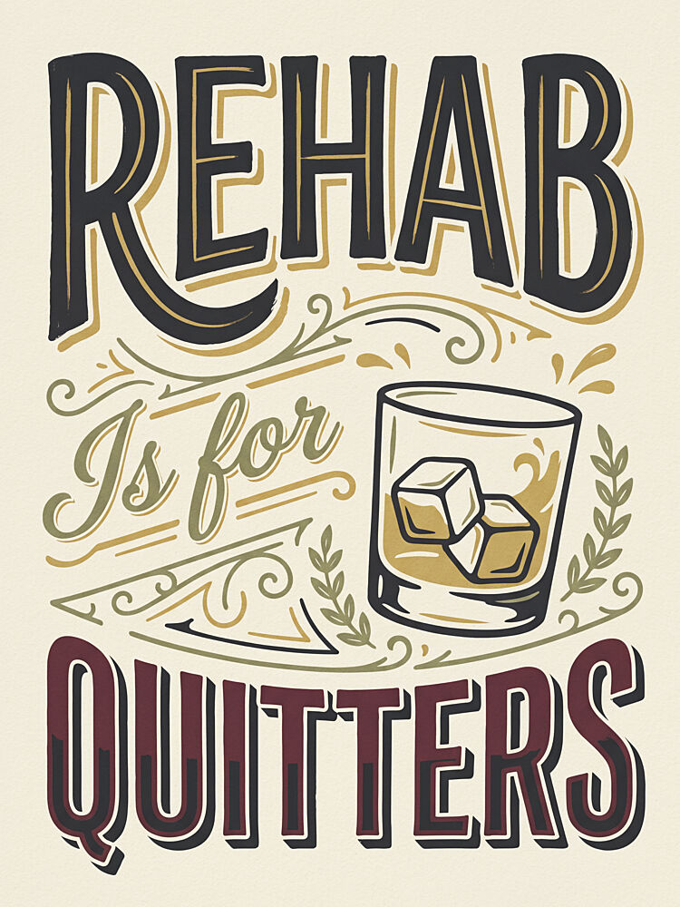 Rehab Is for Quitters art print by Andreas Magnusson for $57.95 CAD