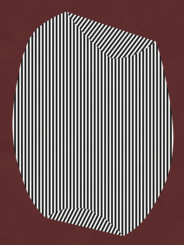 Abstract Striped Form art print by Vitor Costa for $57.95 CAD