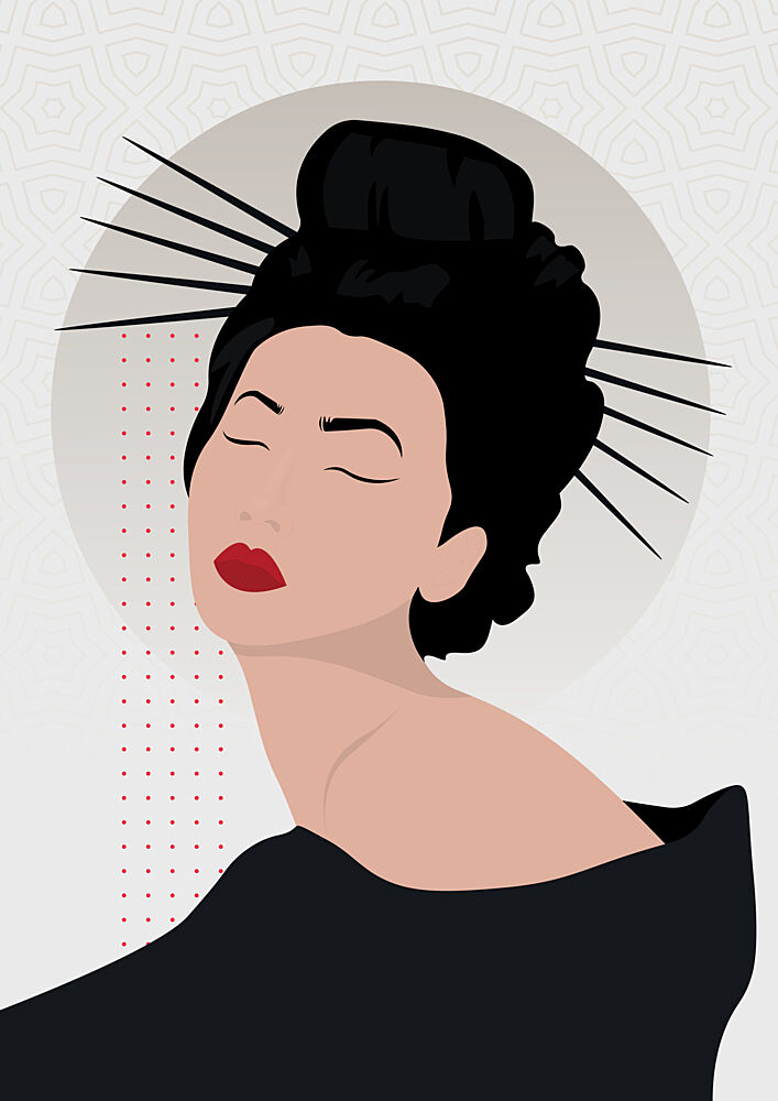 Serene Eastern Grace art print by Lisa Solomoniuk for $57.95 CAD
