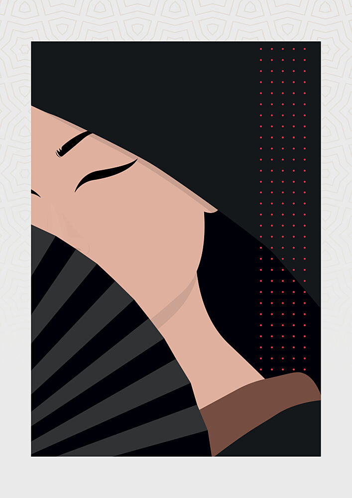 Minimalist Beauty Profile art print by Lisa Solomoniuk for $57.95 CAD
