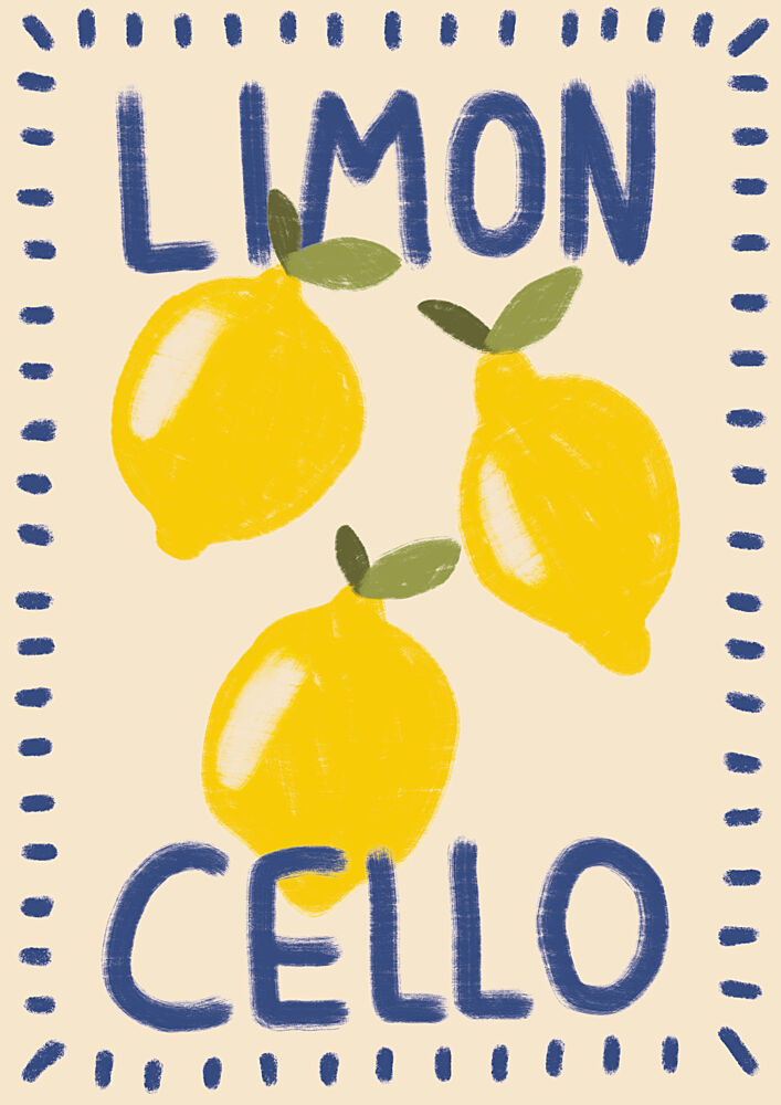 Fresh Limoncello Lemons art print by Lisa Solomoniuk for $57.95 CAD