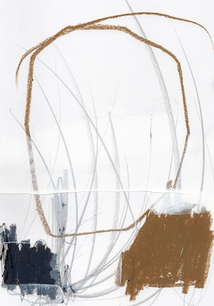 Earthy Abstract Forms art print by Uplusmestudio for $57.95 CAD