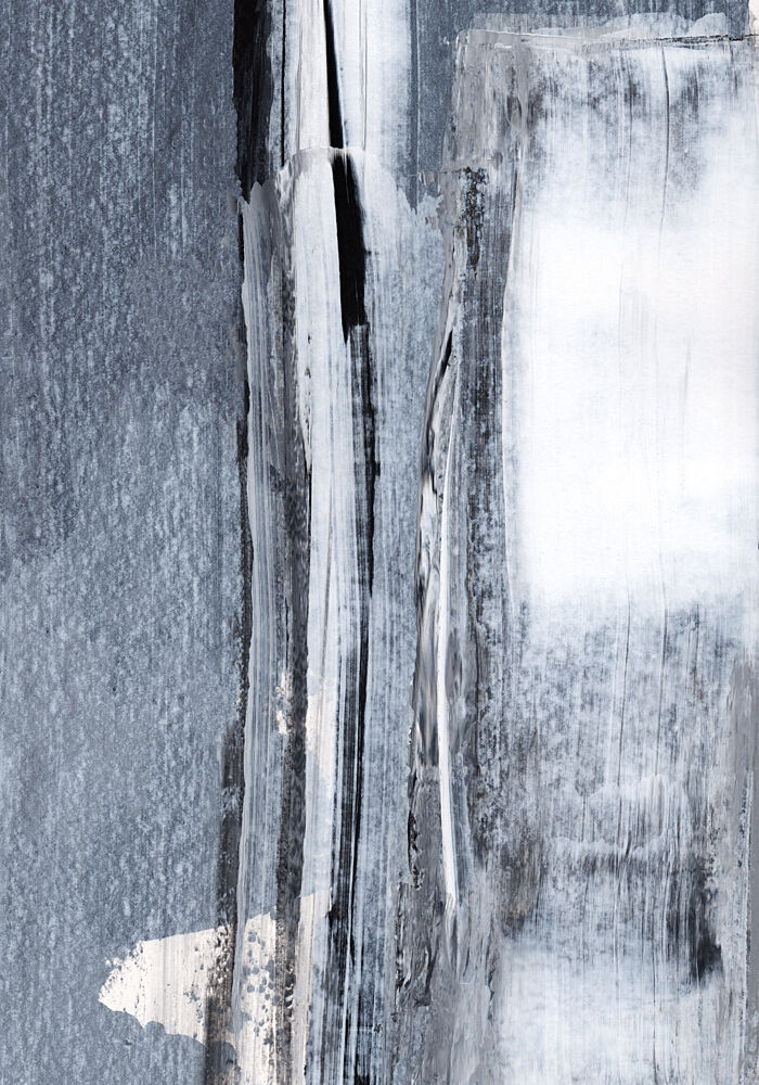 Abstract Grey Strokes art print by Uplusmestudio for $57.95 CAD