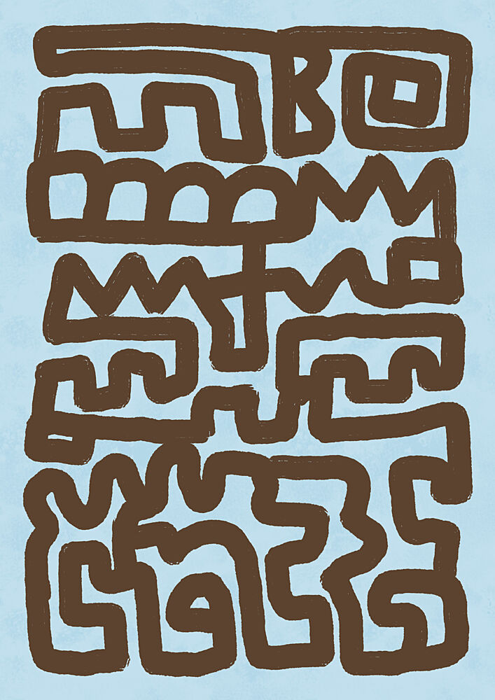 Modern Tribal Maze art print by Lisa Solomoniuk for $57.95 CAD