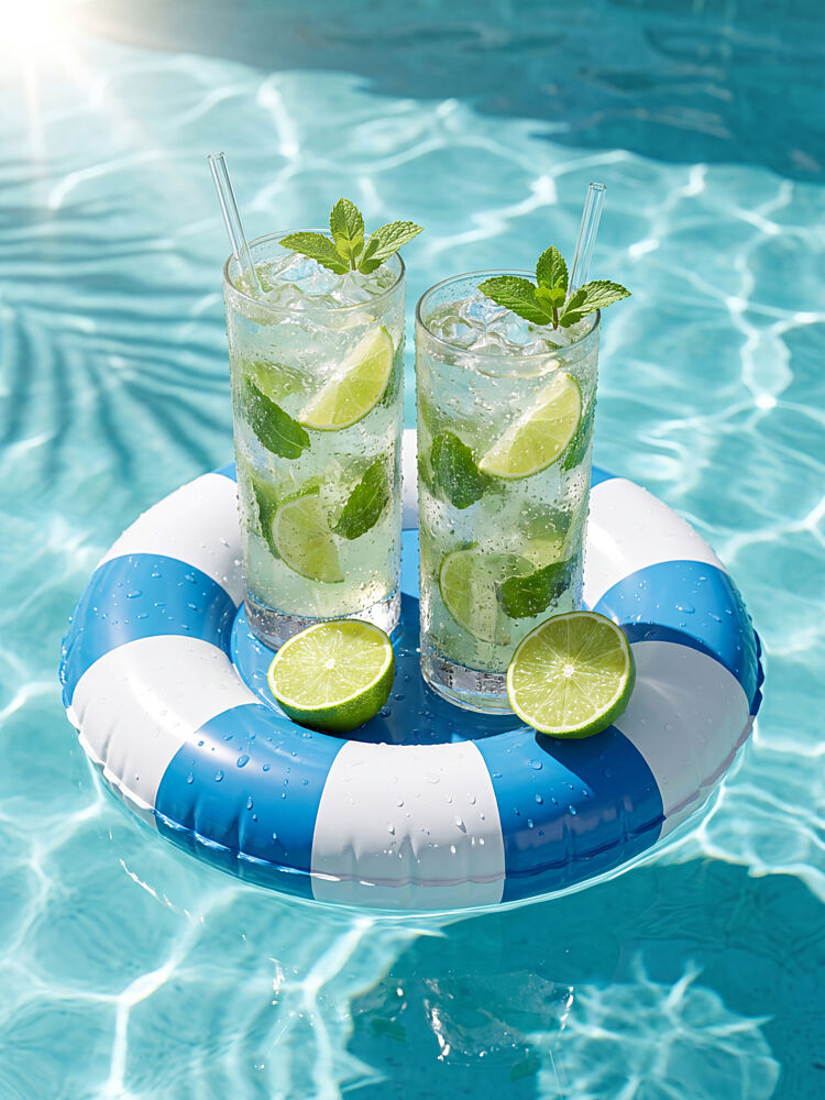 Blue Pool Mojitos art print by Andreas Magnusson for $57.95 CAD
