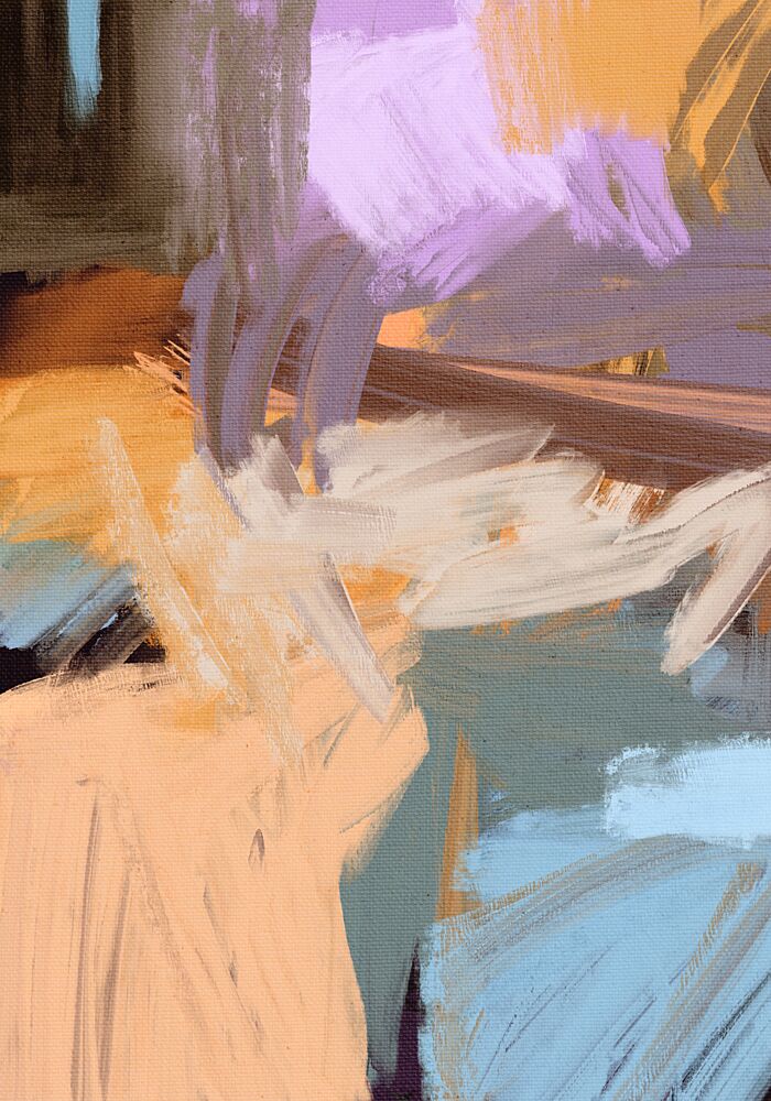 Pastel Abstract Motion art print by Simona Gocan for $57.95 CAD