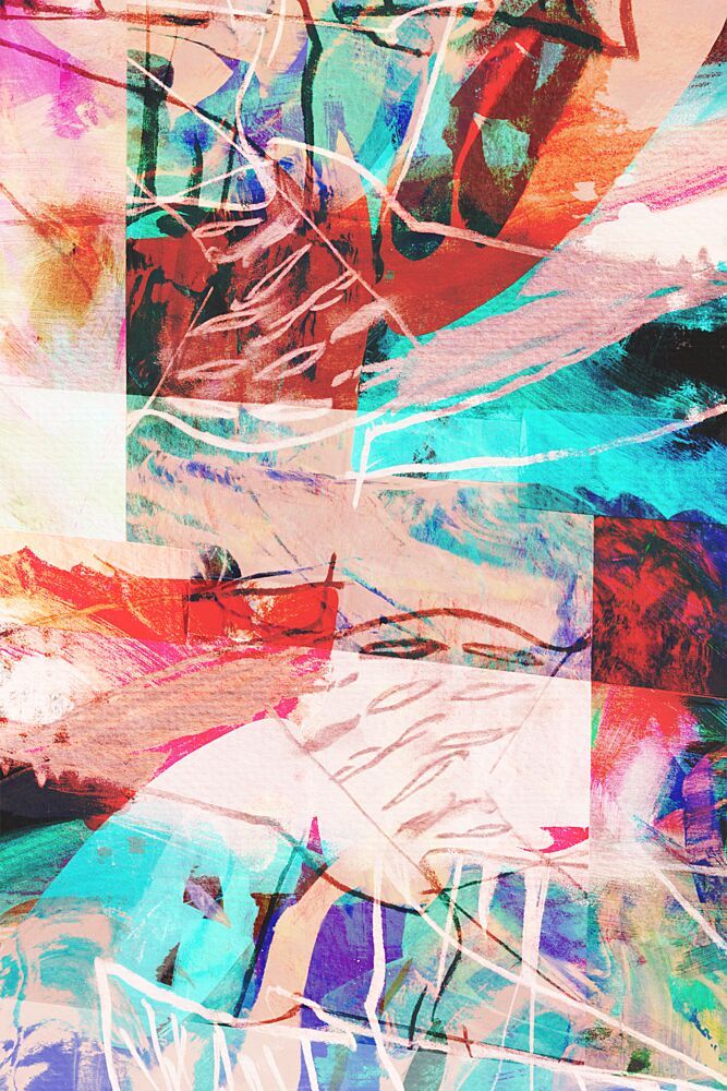 Dynamic Color Abstraction art print by Simona Gocan for $57.95 CAD