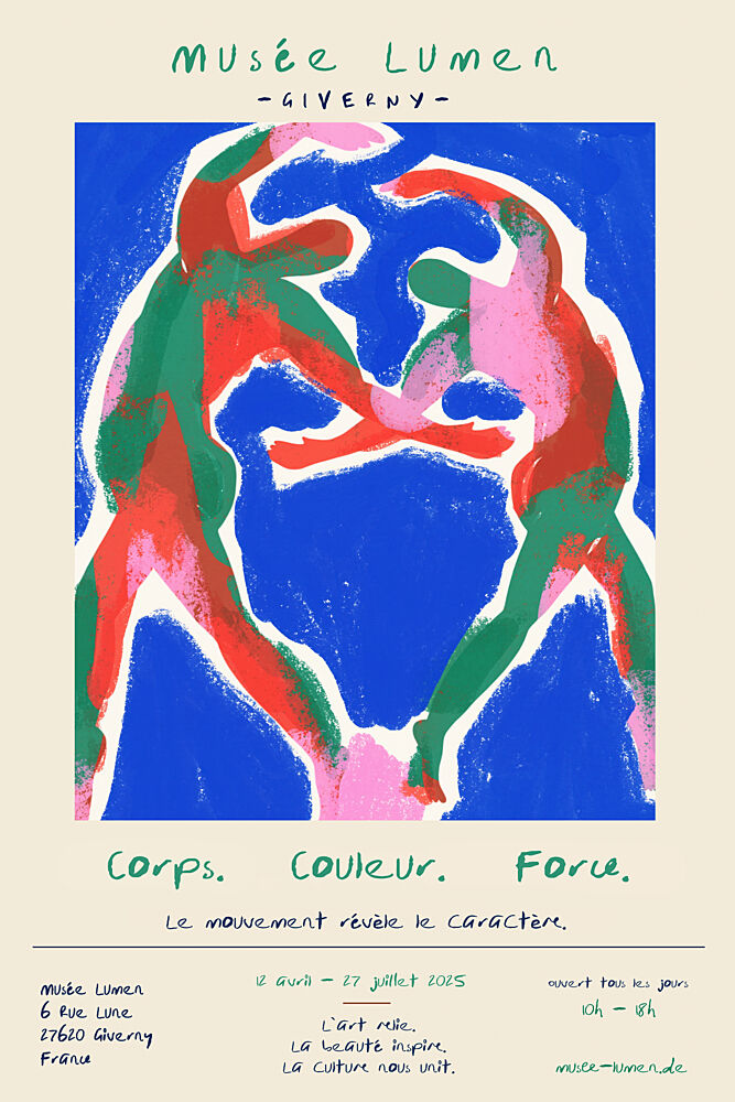 Abstract Dancing Figures art print by Treechild for $57.95 CAD
