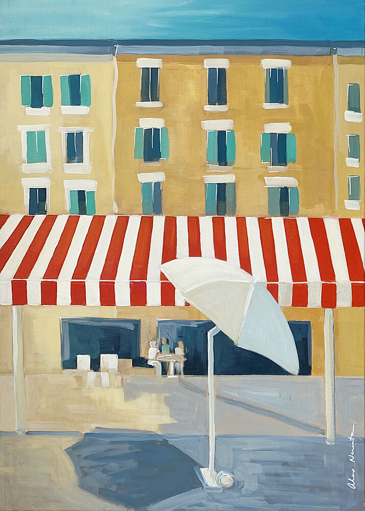European Cafe Awning art print by Alex Nereuta for $57.95 CAD