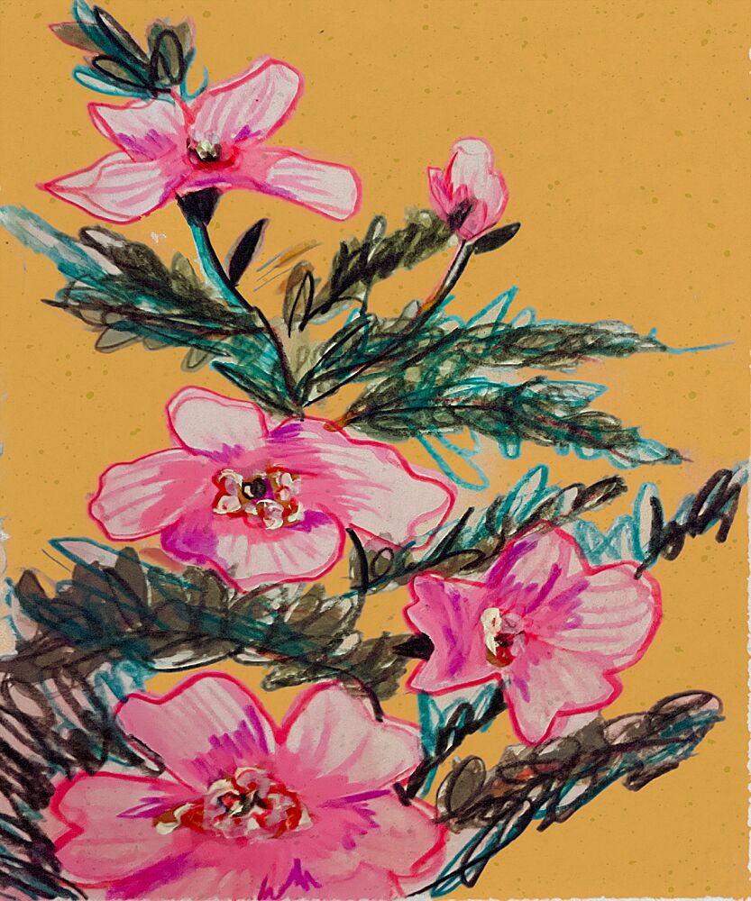 Vibrant Pink Blooms art print by Alyssa Hamilton for $57.95 CAD