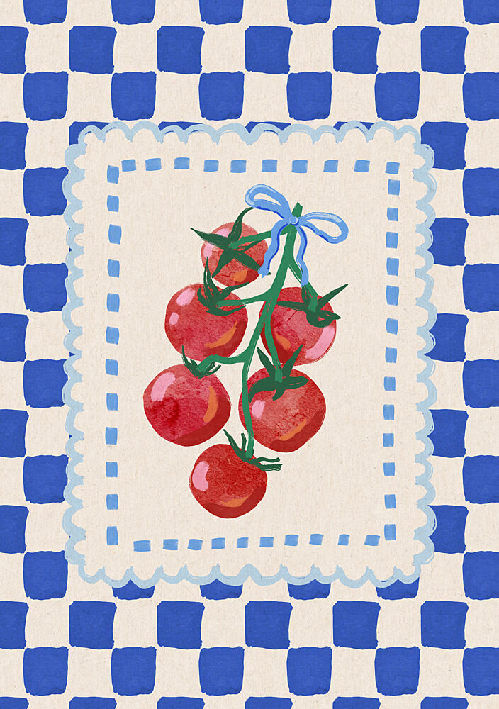 Mediterranean Tomatoes art print by Katarzyna Gasiorowska for $57.95 CAD