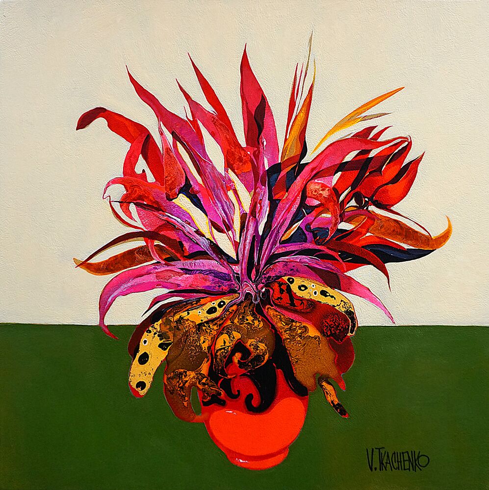 Vibrant Tropical Plant art print by Victor Tkachenko for $57.95 CAD