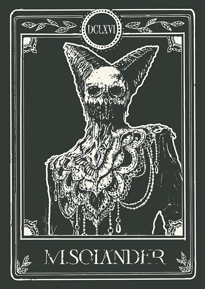 Ornate Gothic Monster art print by Marie Lof Solander for $57.95 CAD