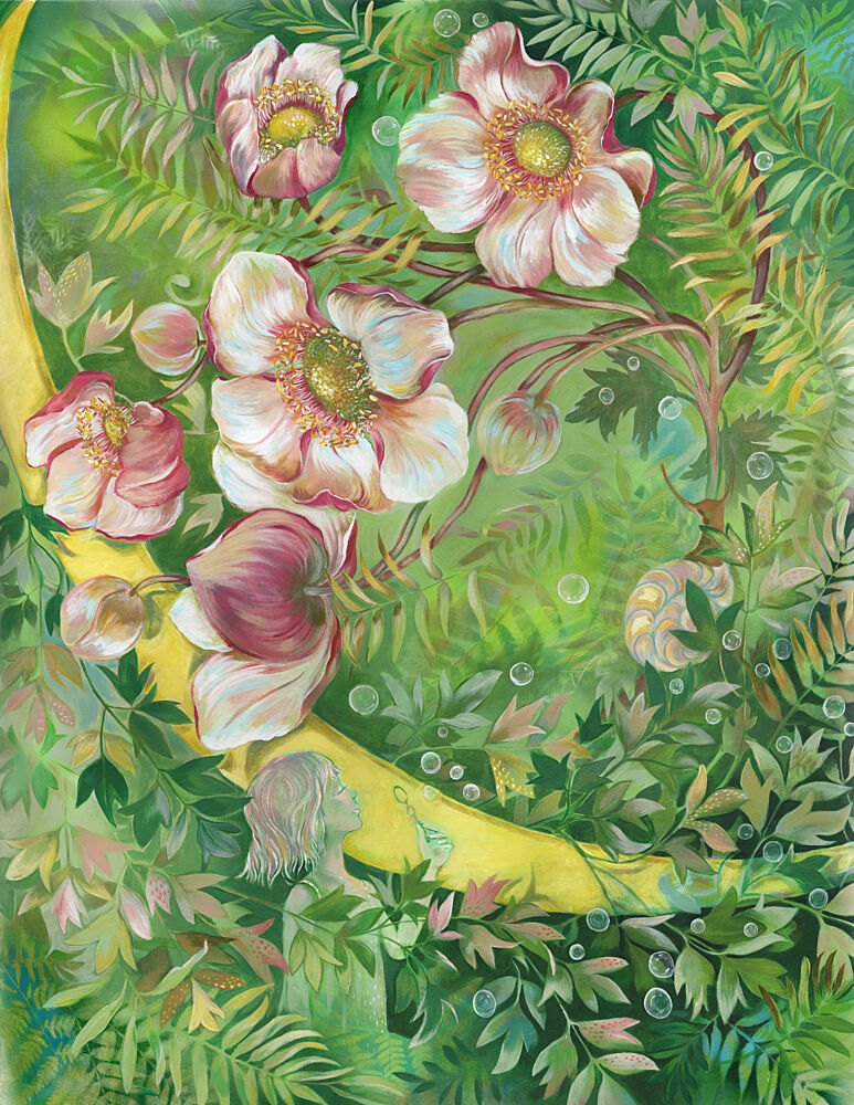 New Moon Marti art print by Regina Martisiene for $57.95 CAD