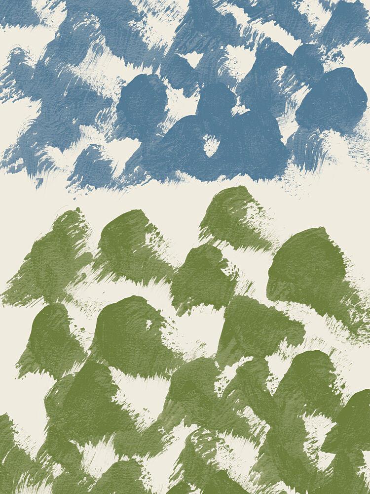 Muted Mountain Layers art print by Moonlight Print for $57.95 CAD