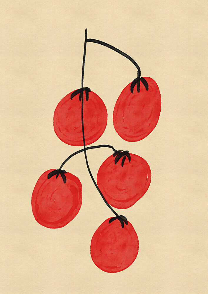 Fresh Red Tomatoes art print by Nicholas for $57.95 CAD