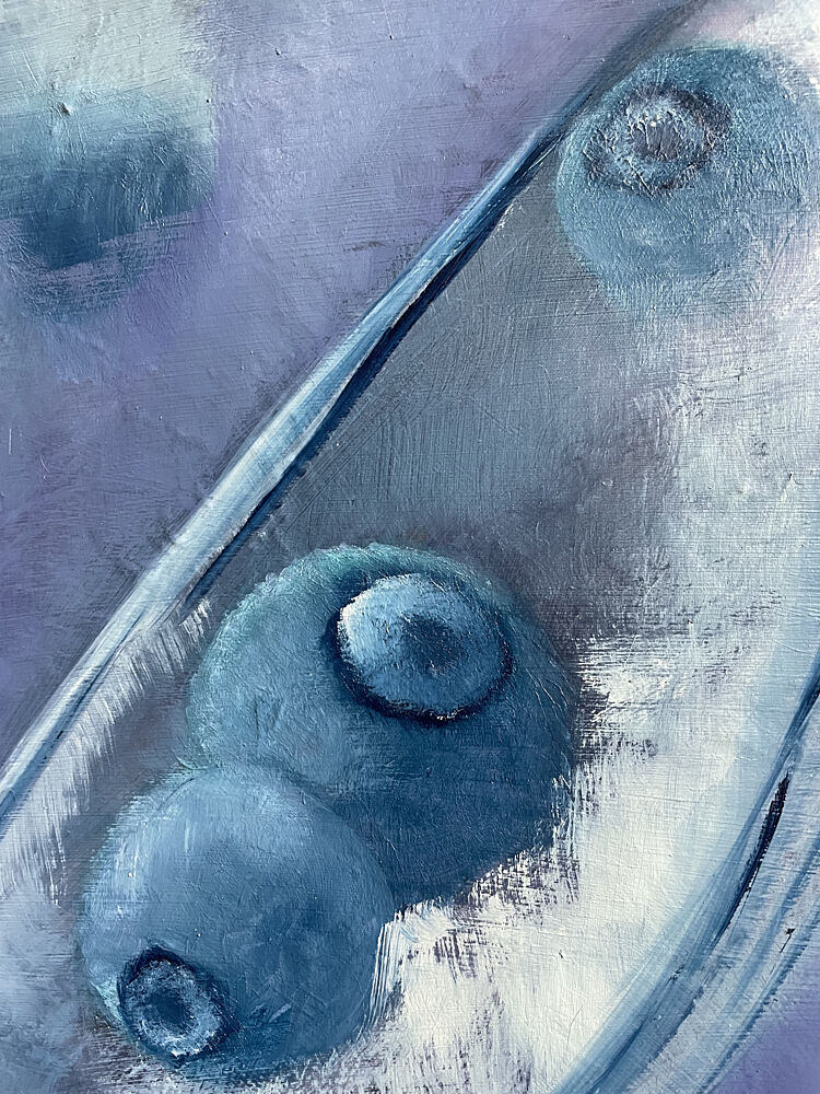 Icy Blueberries art print by Urszula Czerminska for $57.95 CAD