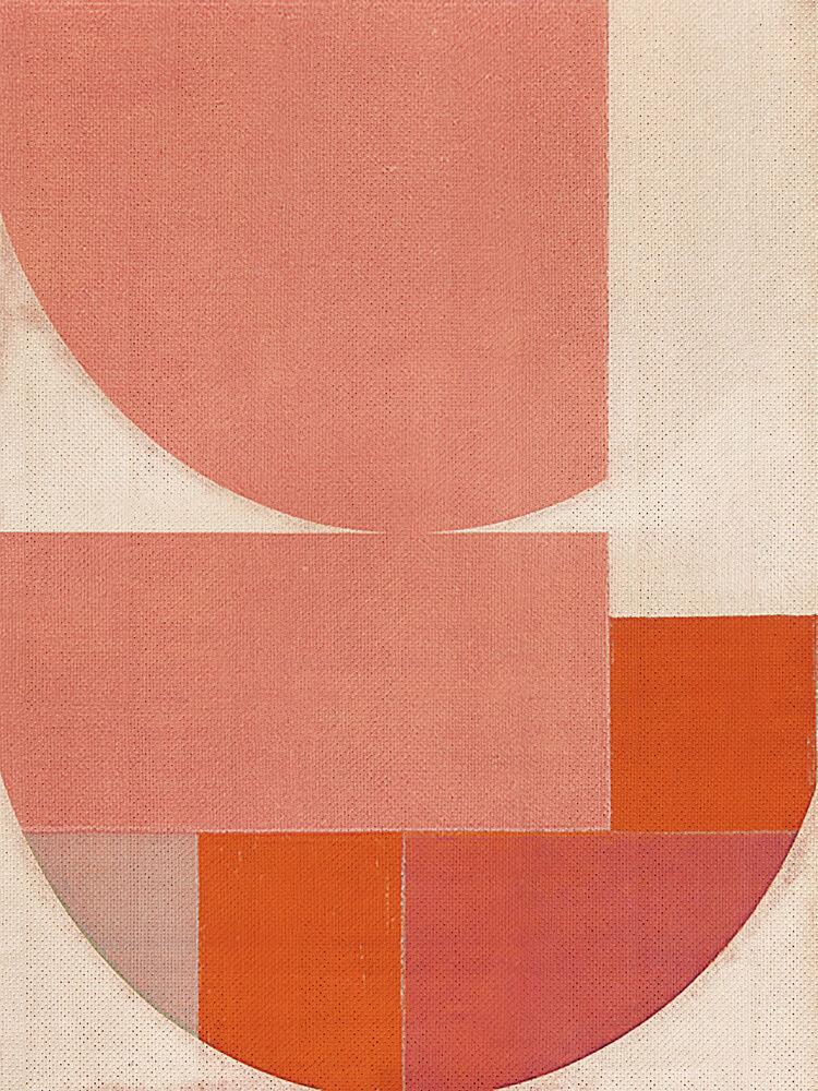 Warm Blush Geometry art print by Fernando Vieira for $57.95 CAD