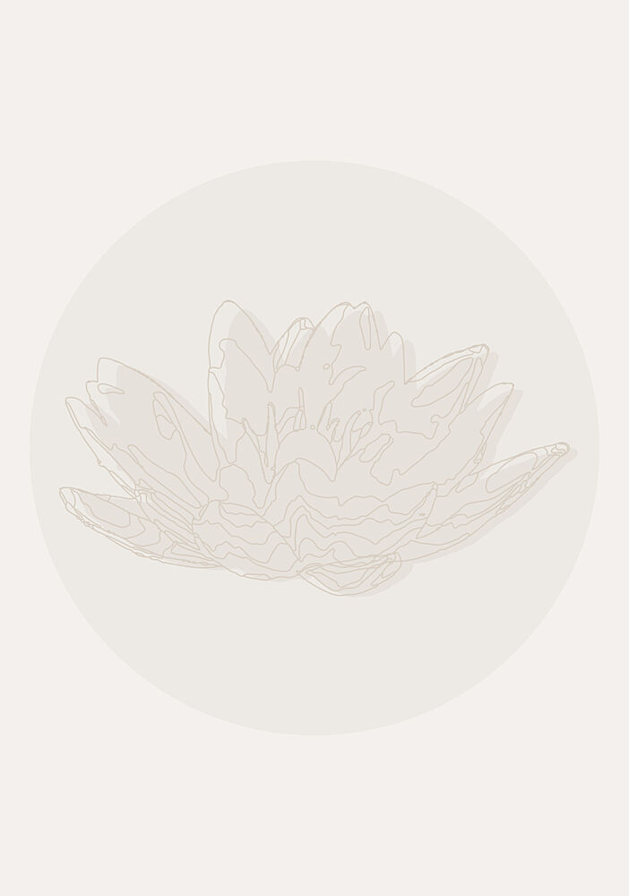 Serene Lotus Flower art print by Lisa Solomoniuk for $57.95 CAD