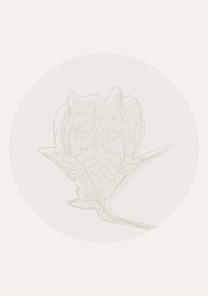 Delicate Floral Outline art print by Lisa Solomoniuk for $57.95 CAD