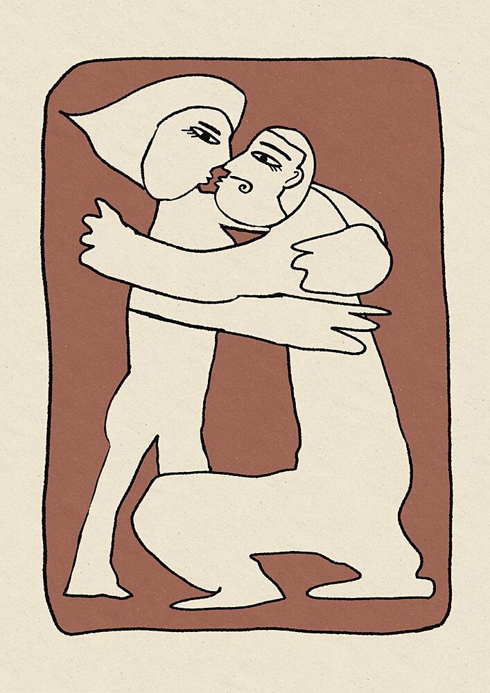 Loving Embrace art print by Sharyn Bursic for $57.95 CAD