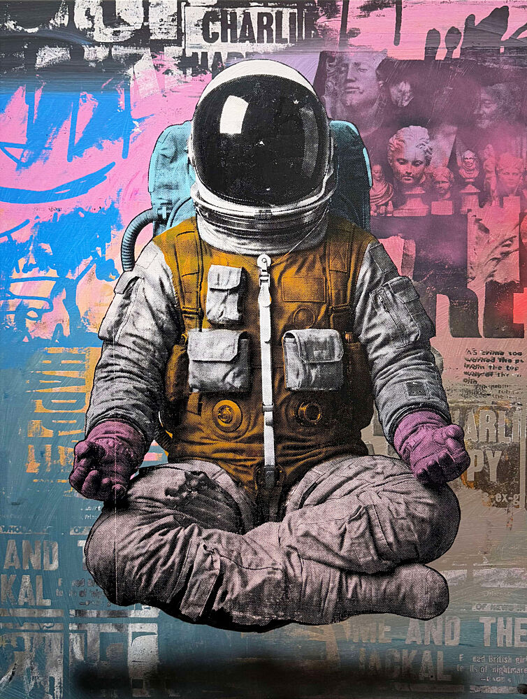 Urban Zen Astronaut art print by Unknown for $57.95 CAD