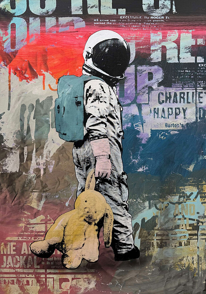 Little AstronautUnknowns Dream art print by Unknown for $57.95 CAD