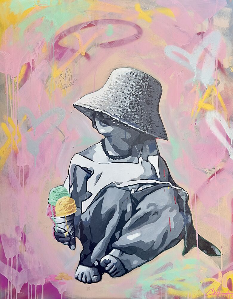 ChildUnknowns Summer Ice Cream art print by Suzan Habib for $57.95 CAD