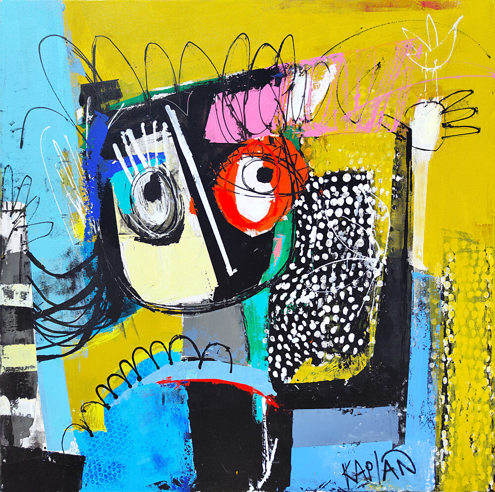 Vibrant Abstract Expression art print by Lee Kaplan for $57.95 CAD