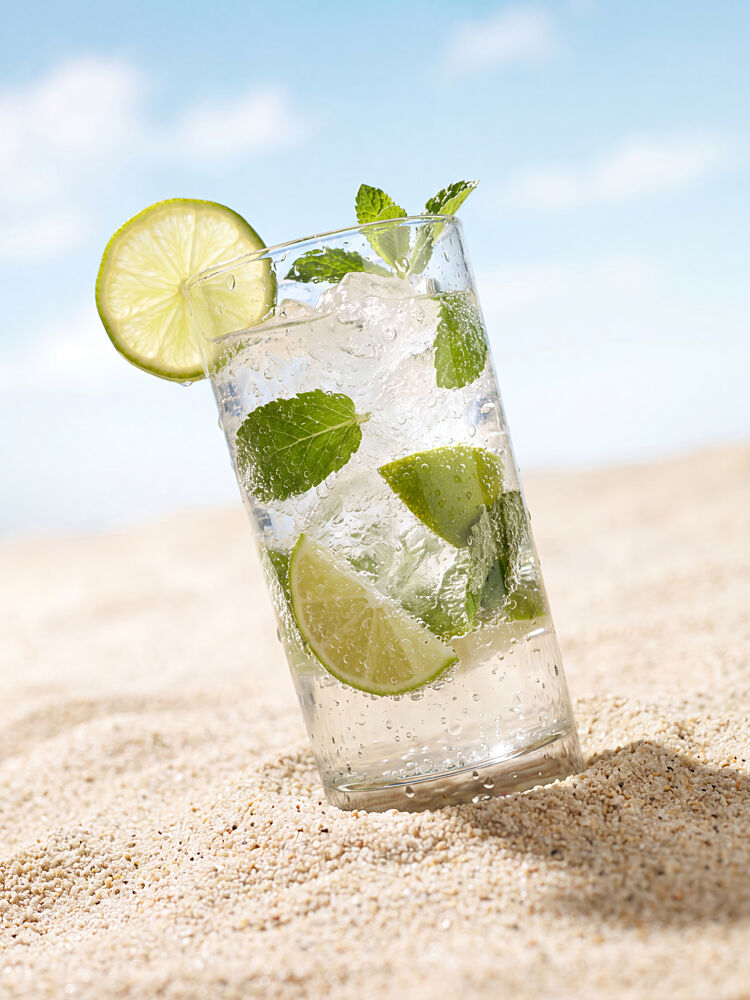 Refreshing Mojito Beach Day art print by Andreas Magnusson for $57.95 CAD