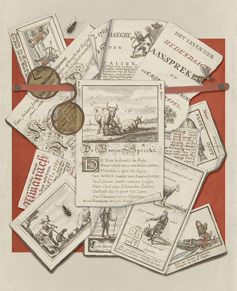 Vintage Illustrated Documents art print by Marja van den Hurk for $57.95 CAD