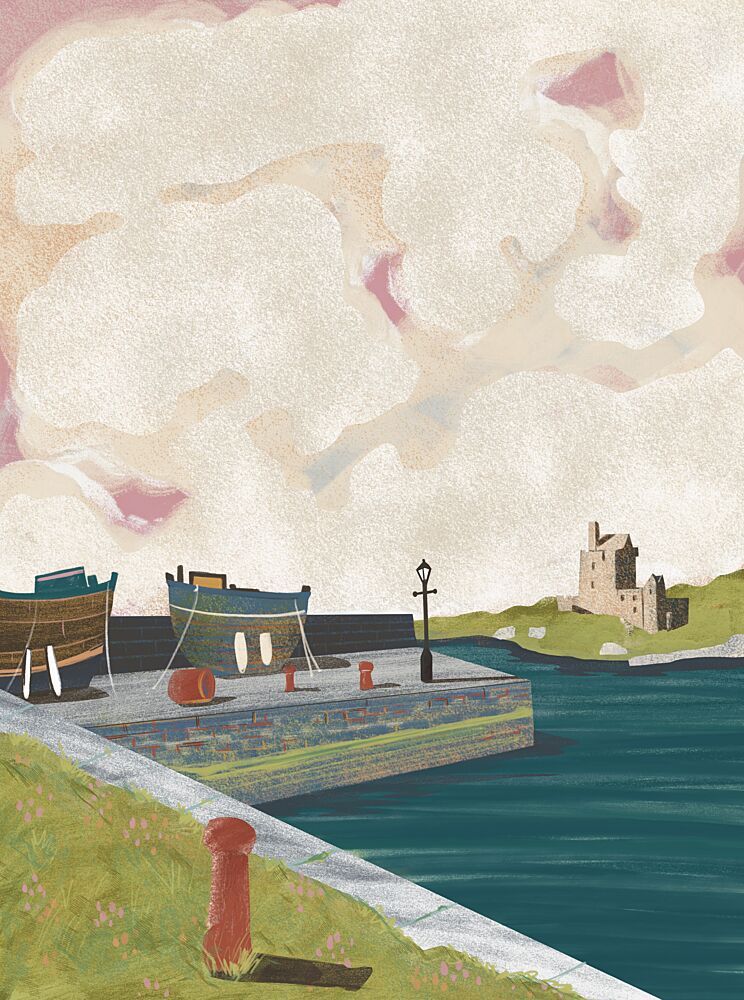 Historic Castle Harbor art print by Charlotte Trudgett for $57.95 CAD