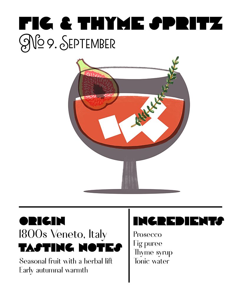 Fig Thyme Spritz art print by Charlotte Trudgett for $57.95 CAD