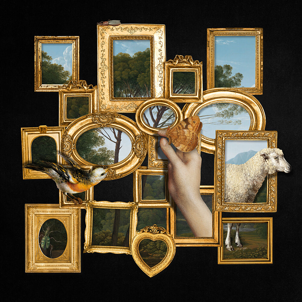 Golden Frames Nature Dream art print by Marja van den Hurk for $57.95 CAD