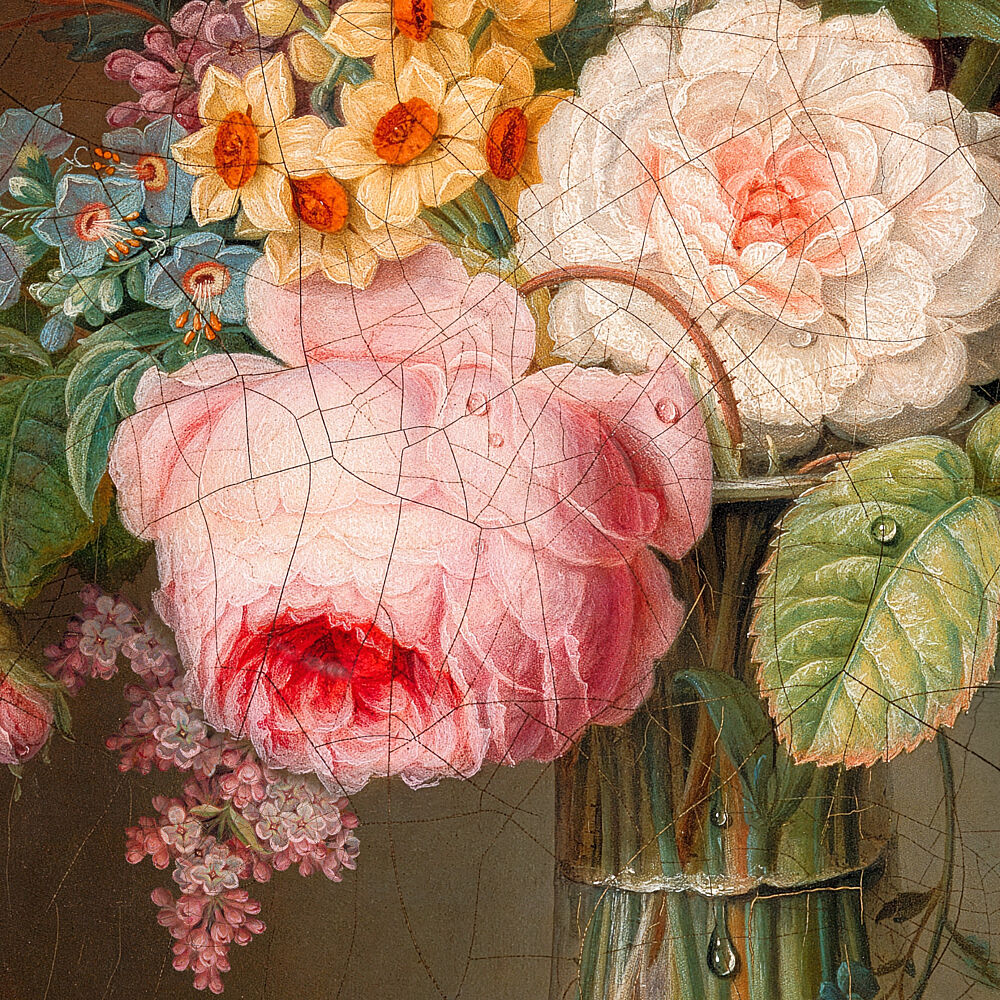 Classic Floral Arrangement art print by Marja van den Hurk for $57.95 CAD