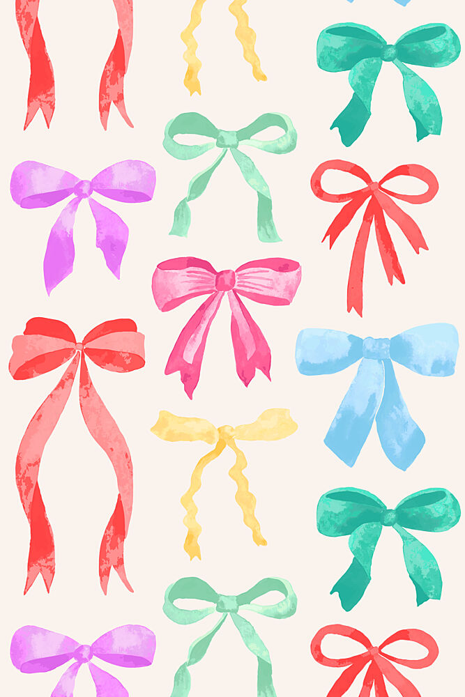 Colorful Watercolor Bows art print by Karen Menzenbach for $57.95 CAD