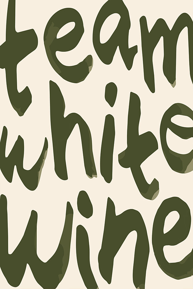 Team White Wine art print by Karen Menzenbach for $57.95 CAD