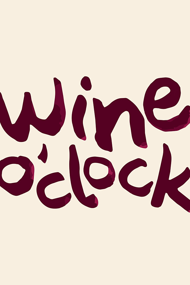 ItUnknowns Wine OUnknownClock art print by Karen Menzenbach for $57.95 CAD