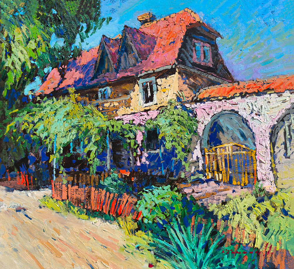 Charming Village House art print by Alexander Shandor for $57.95 CAD