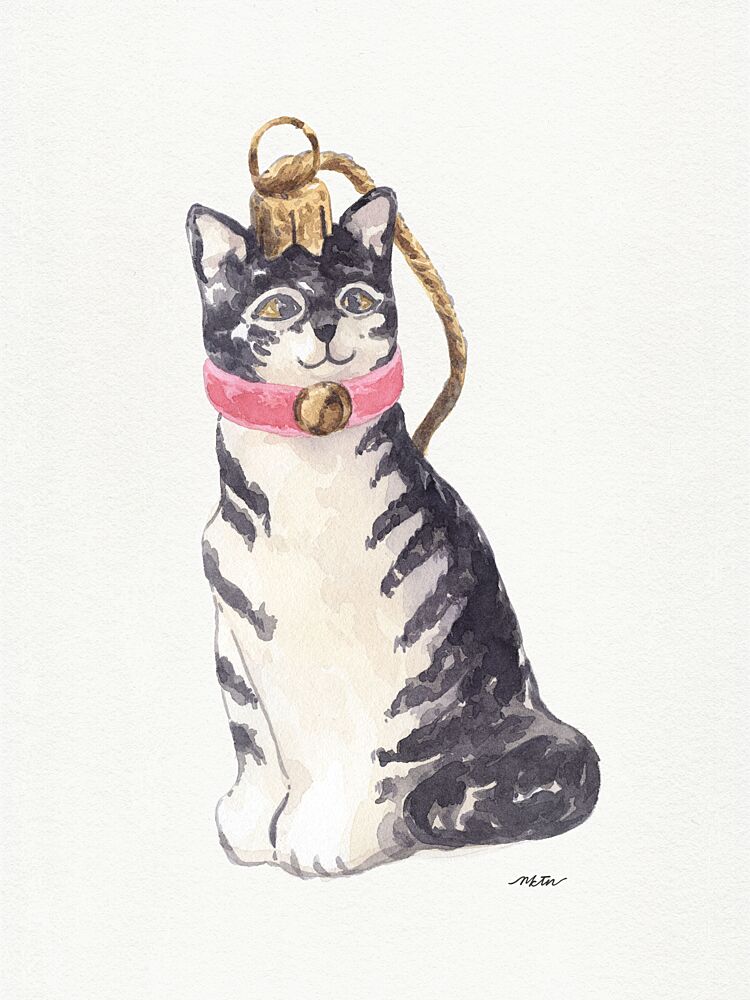Cute Tabby Ornament art print by Nktn for $57.95 CAD