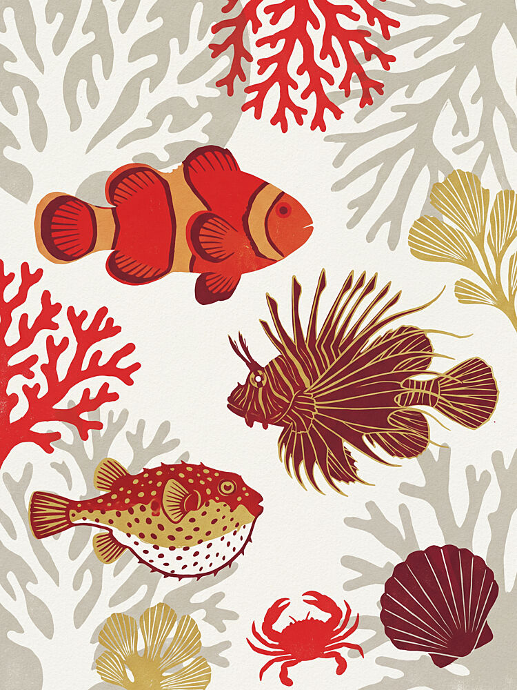 Ocean Reef Life art print by Andreas Magnusson for $57.95 CAD