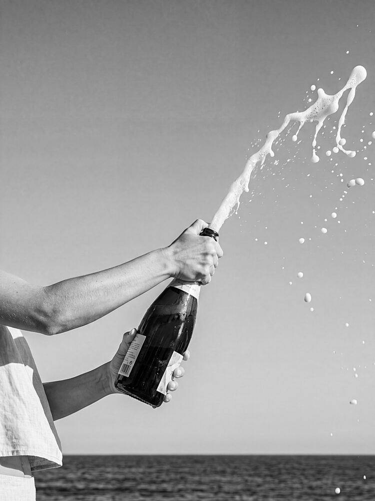 Champagne Celebration Spray art print by Andreas Magnusson for $57.95 CAD